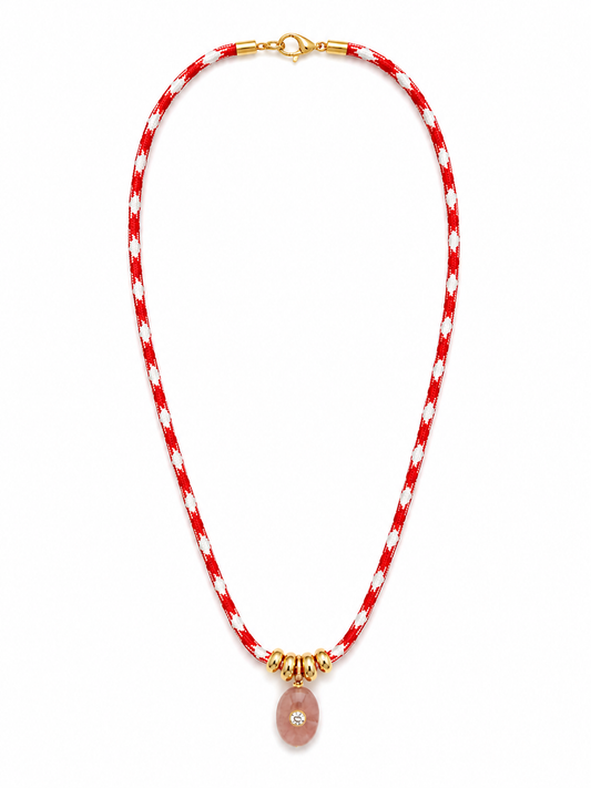 Red Paracord Necklace