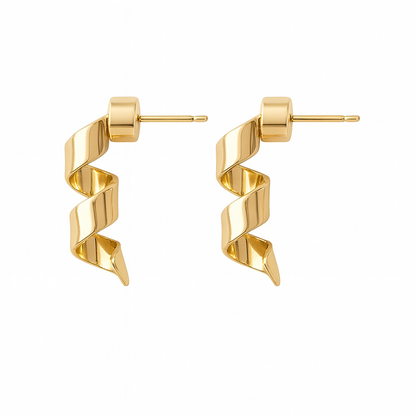 Ribbon Drop Earrings