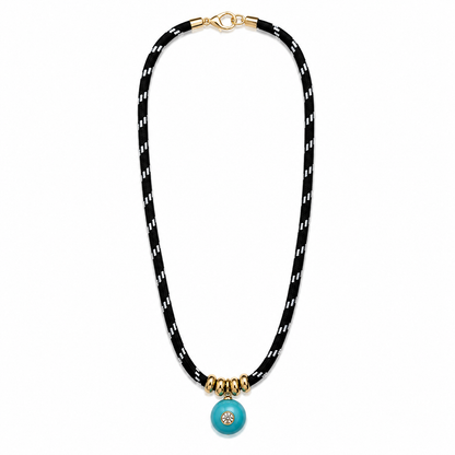 Turquoise Paracord Necklace - Leo & Luca